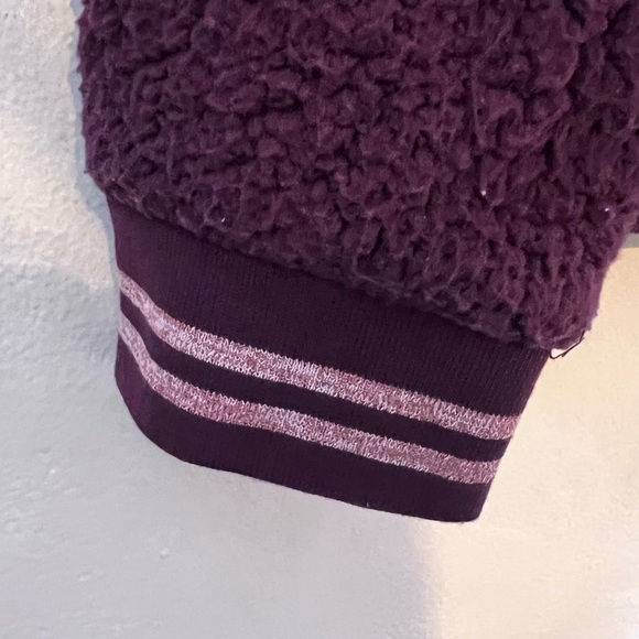 Xersion NWT Women's Fleece Long Sleeve Quarter-Zip Pullover Burgundy Size Medium - Picture 7 of 10